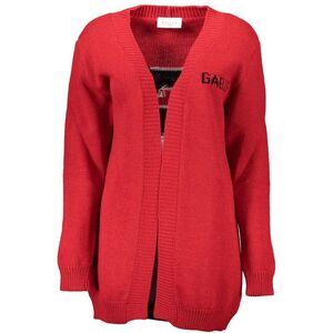 Gaelle Paris Wool Knit Sweater Women Red Sweaters